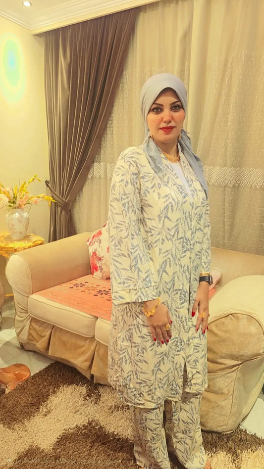 Floral Print Two-Piece Set Nosha Store