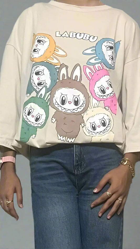 "Labubo" Bunnies Graphic T-shirt Nosha Store