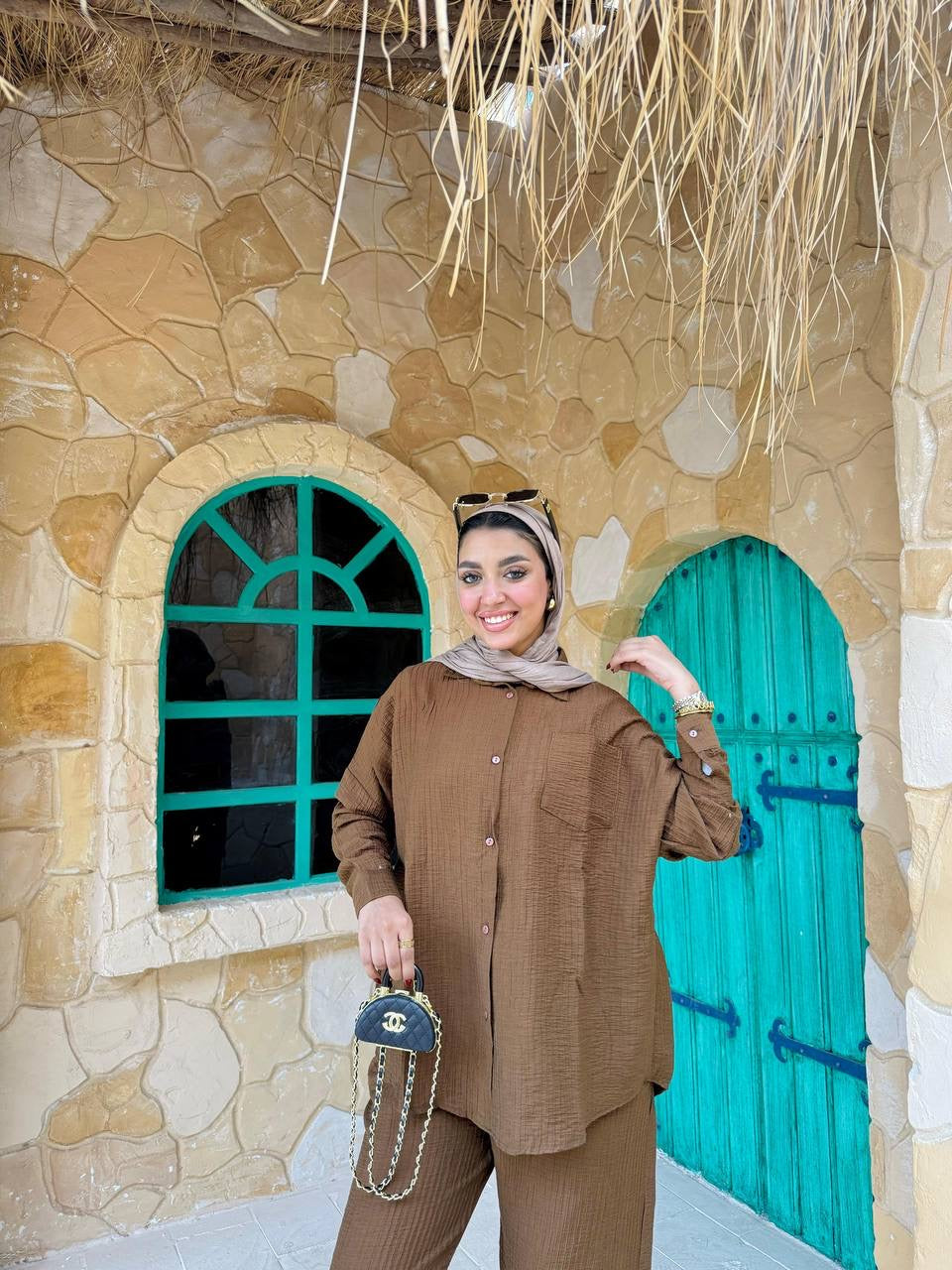 Two-Piece Pleated Suit Nosha Store