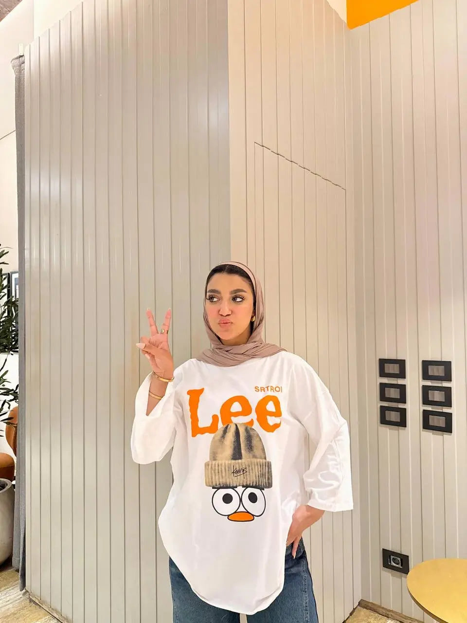 "Lee" Duck Graphic T-Shirt Nosha Store