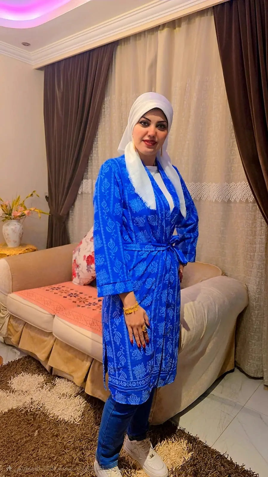 Printed Belted Tunic Nosha Store