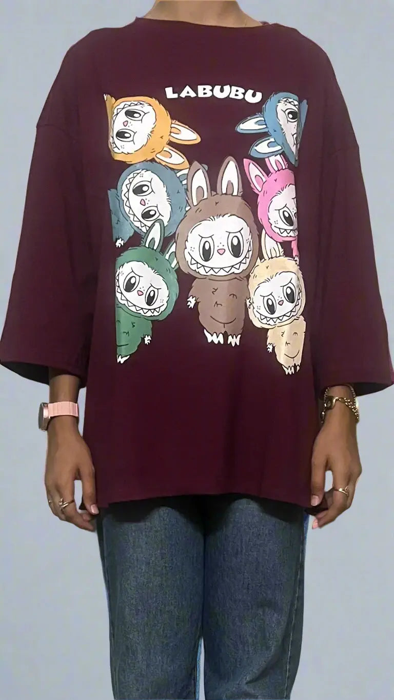 "Labubo" Bunnies Graphic T-shirt Nosha Store