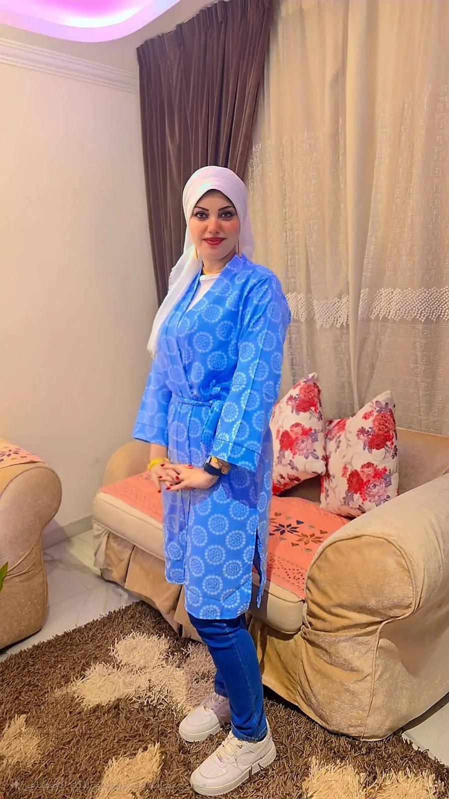 Printed Belted Tunic Nosha Store