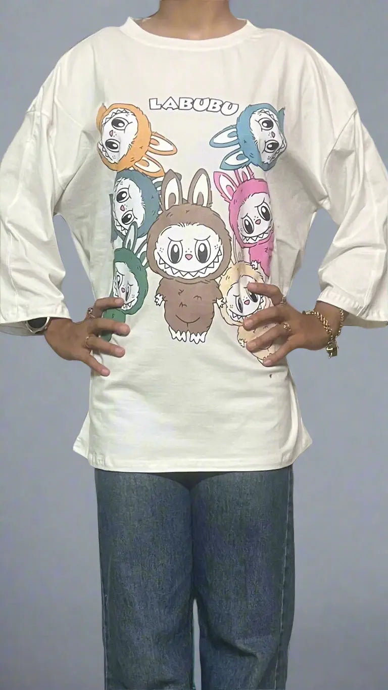 "Labubo" Bunnies Graphic T-shirt Nosha Store