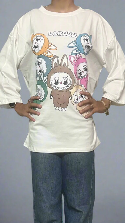 "Labubo" Bunnies Graphic T-shirt Nosha Store