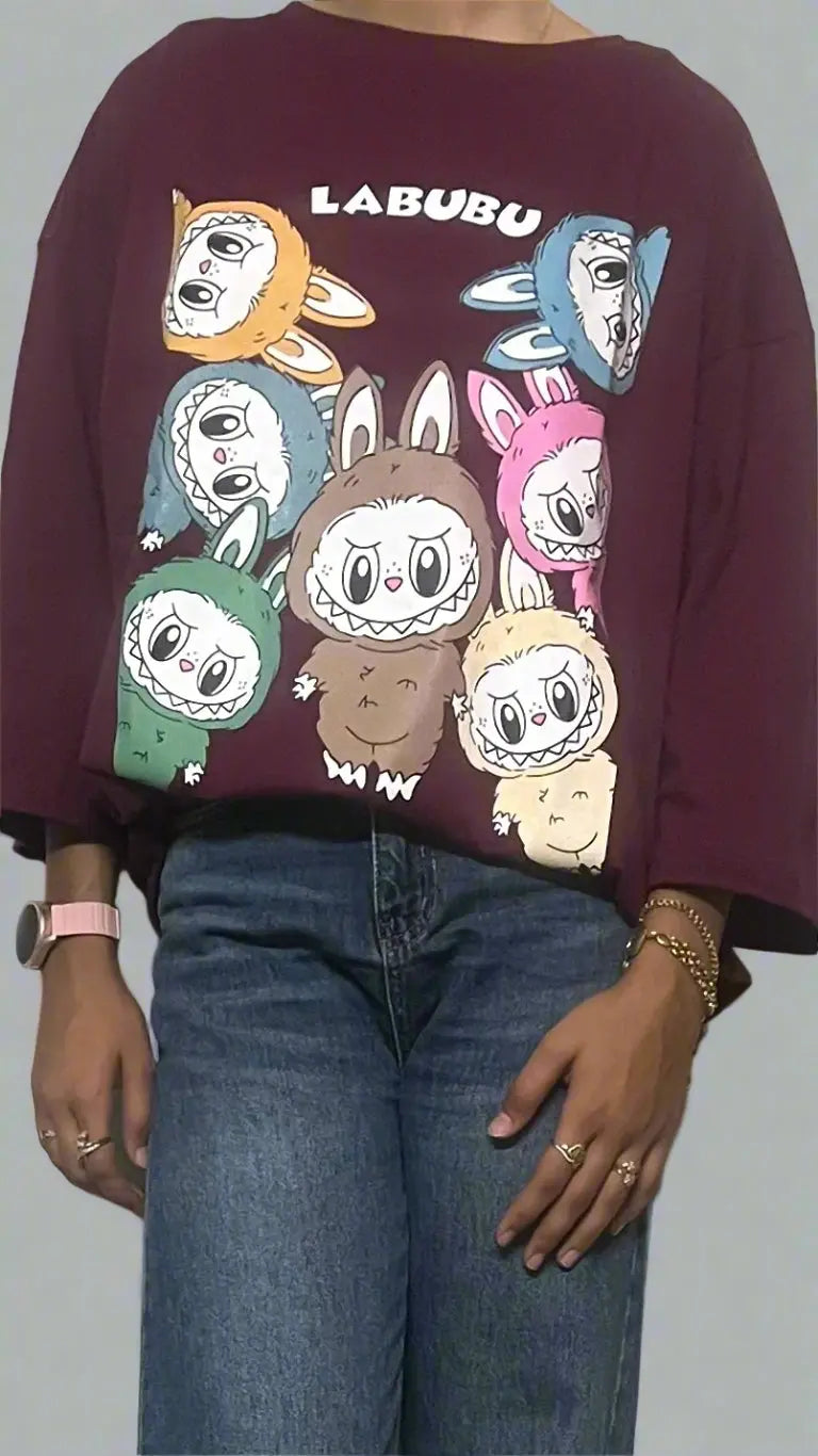 "Labubo" Bunnies Graphic T-shirt Nosha Store
