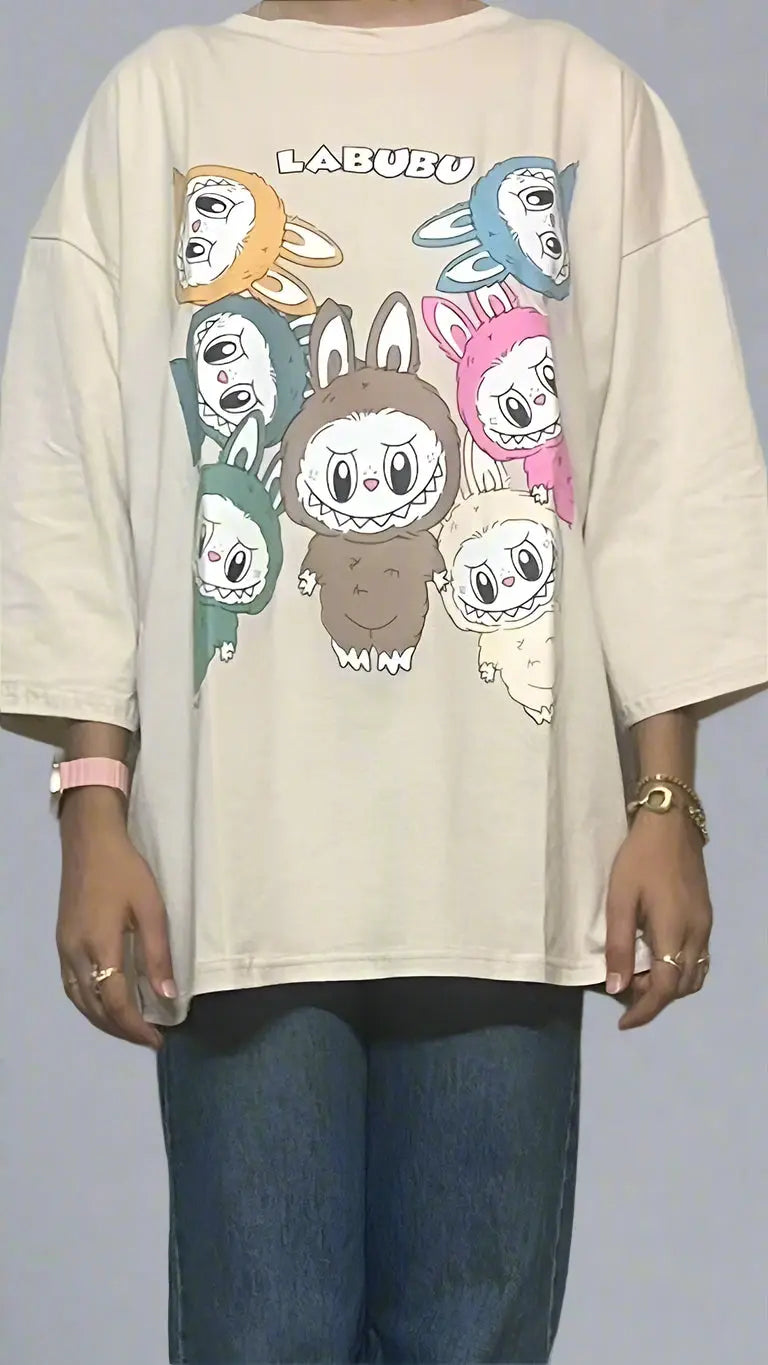 "Labubo" Bunnies Graphic T-shirt Nosha Store
