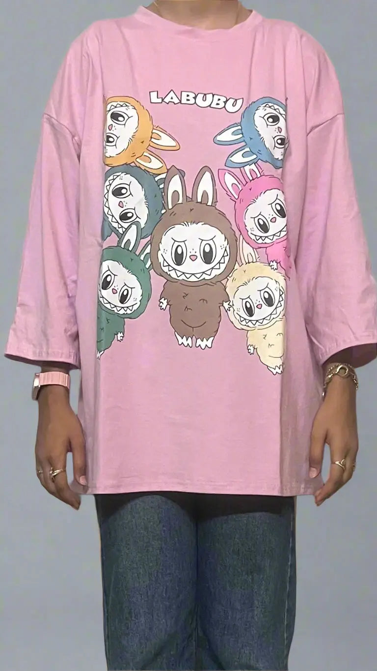 "Labubo" Bunnies Graphic T-shirt Nosha Store