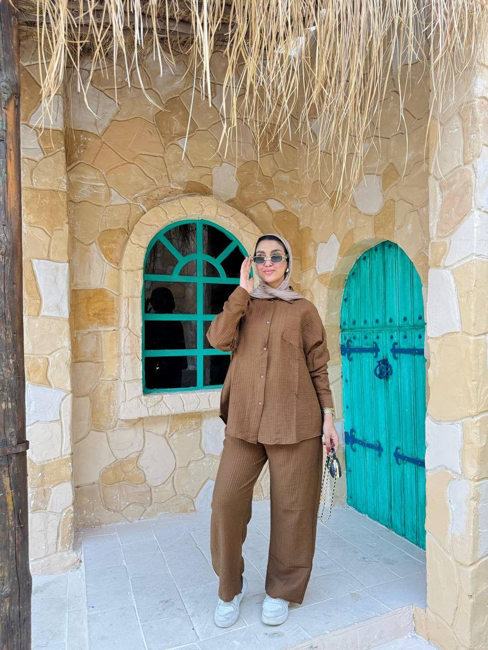 Two-Piece Pleated Suit Nosha Store