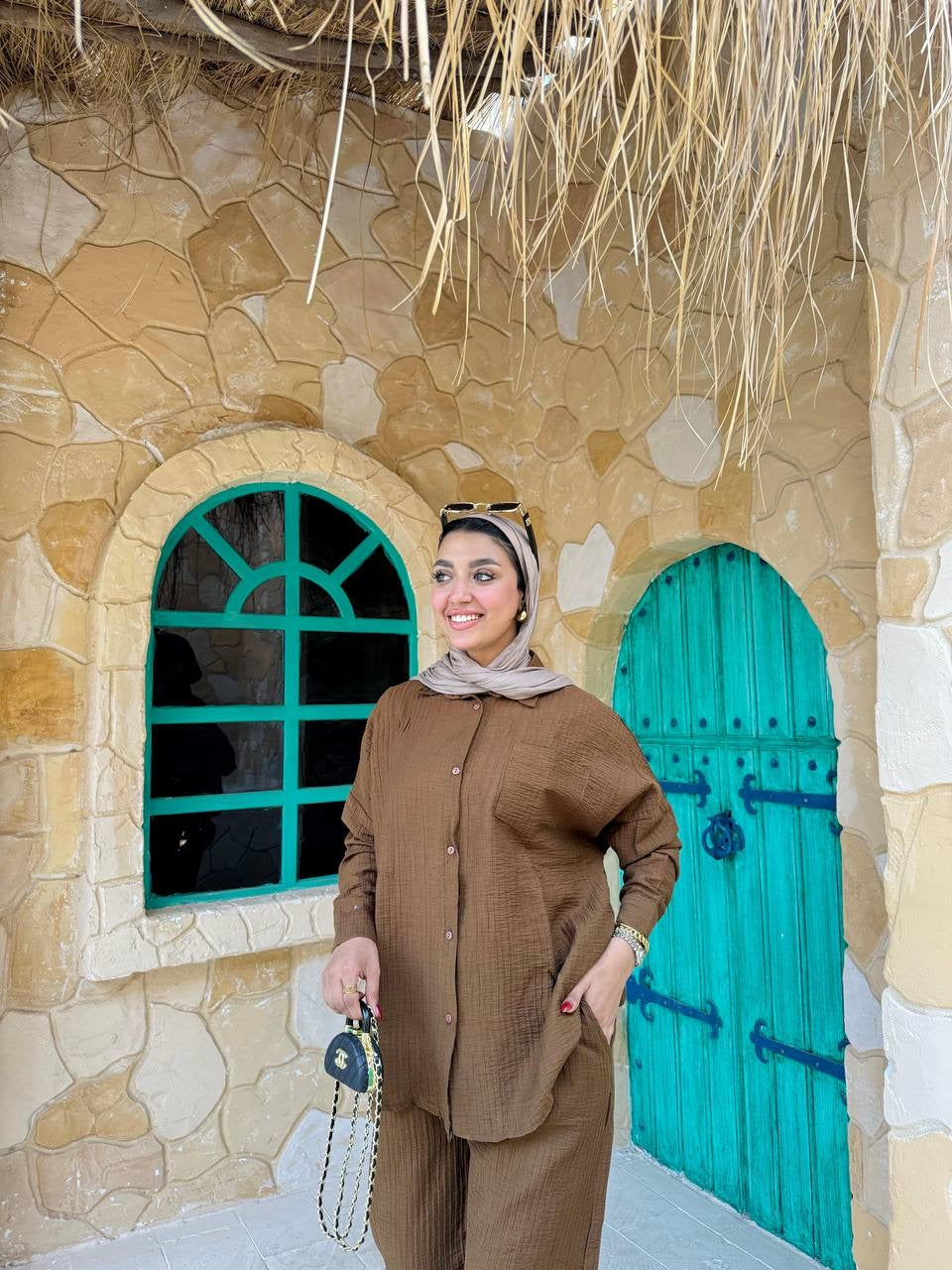 Two-Piece Pleated Suit Nosha Store