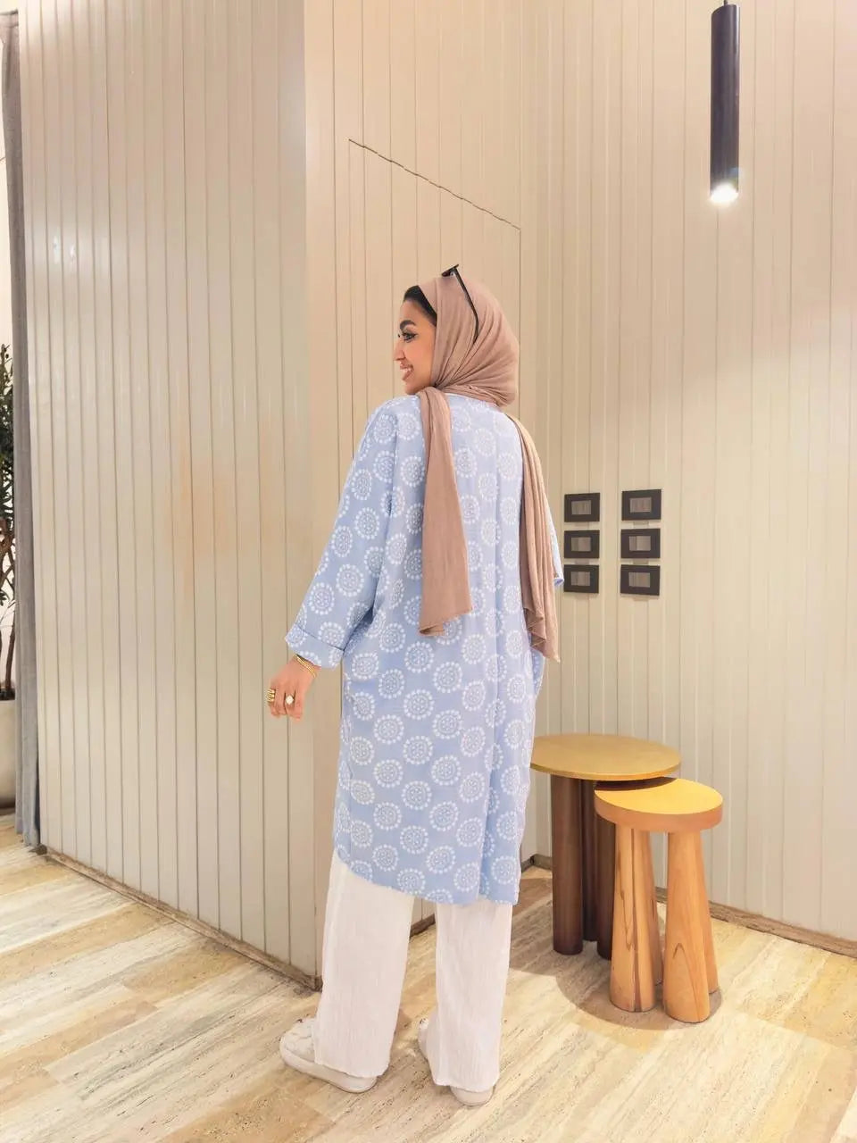Printed Belted Tunic Nosha Store