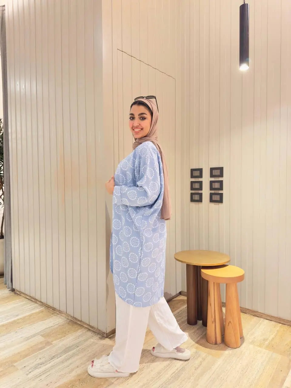 Printed Belted Tunic Nosha Store