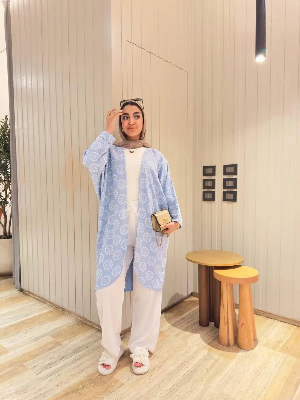 Printed Belted Tunic Nosha Store