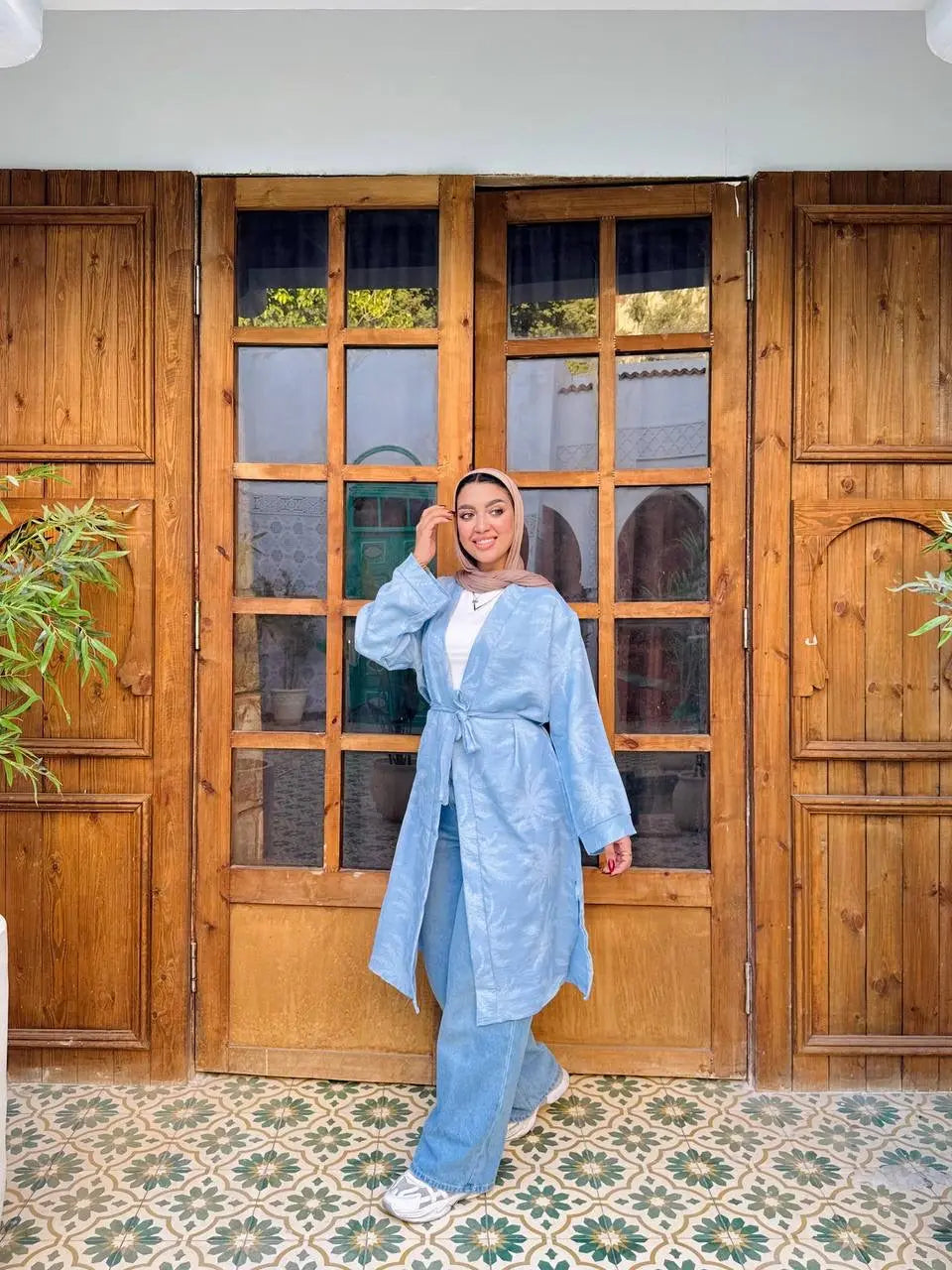 Printed Belted Tunic Nosha Store