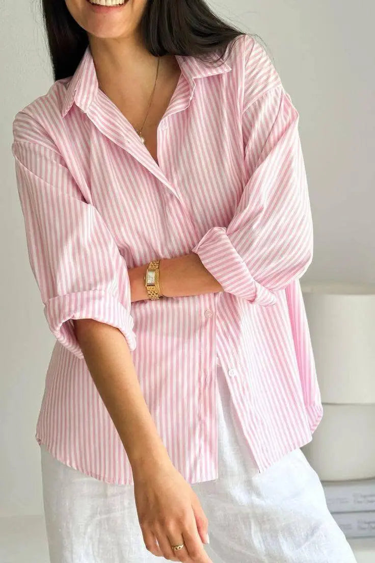 The Essential Striped Oversized Zara Shirt Nosha Store