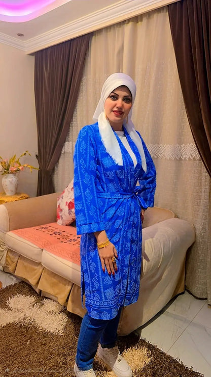 Printed Belted Tunic Nosha Store