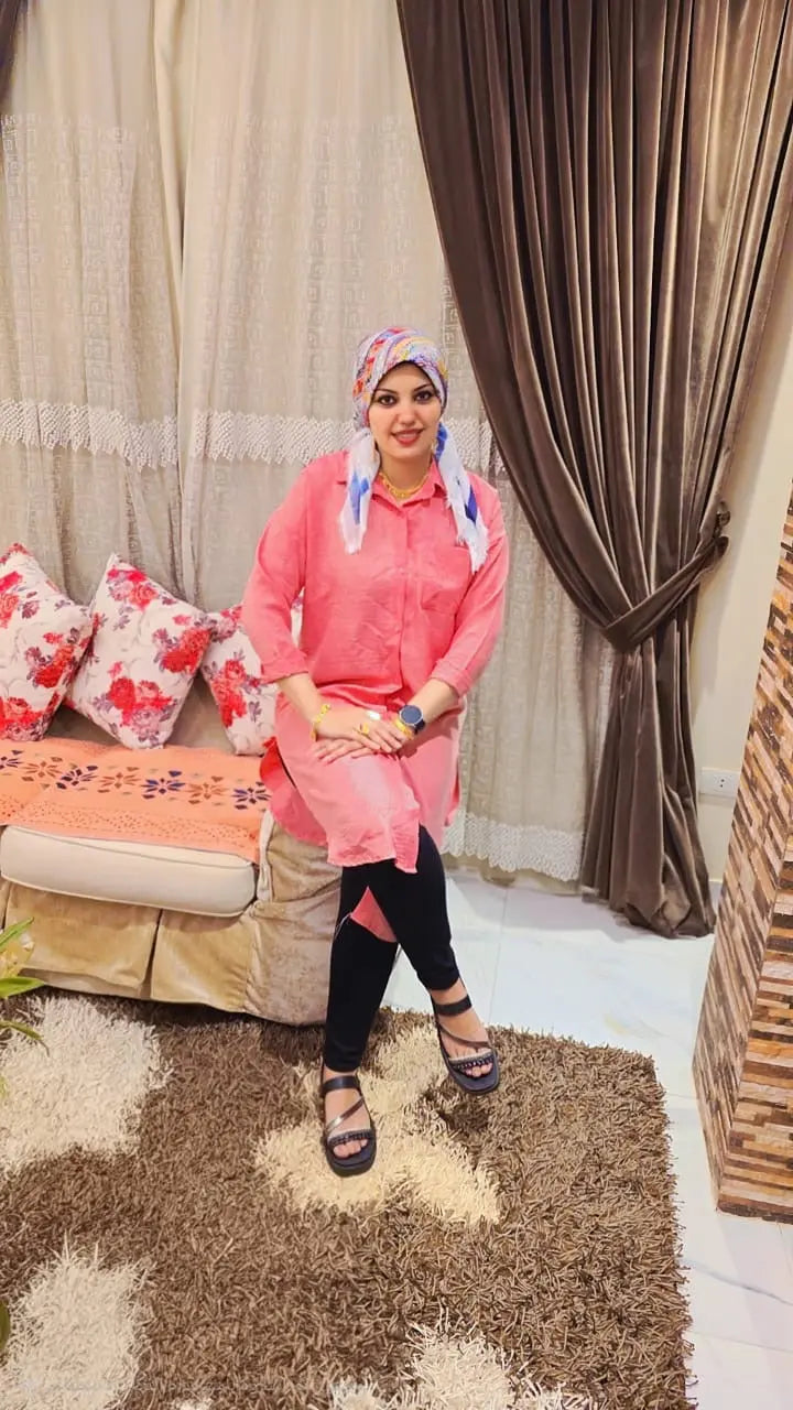 The Essential Coral Tunic Shirt Nosha Store
